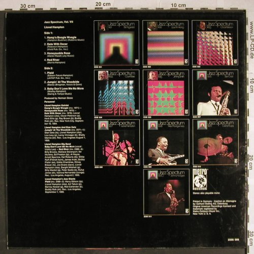 Hampton,Lionel: Jazz Spectrum Vol.7, Metro(2356 008), D, Ri, 1971 - LP - H7883 - 7,50 Euro