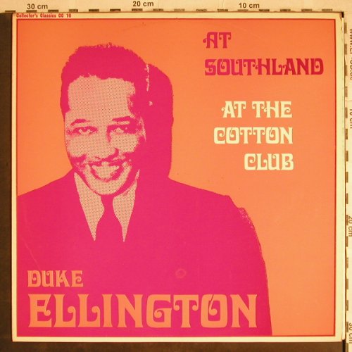Ellington,Duke: At The Cotton Club,Southland 1940, Collector's Classics(CC 16), UK,  - LP - H7907 - 5,00 Euro
