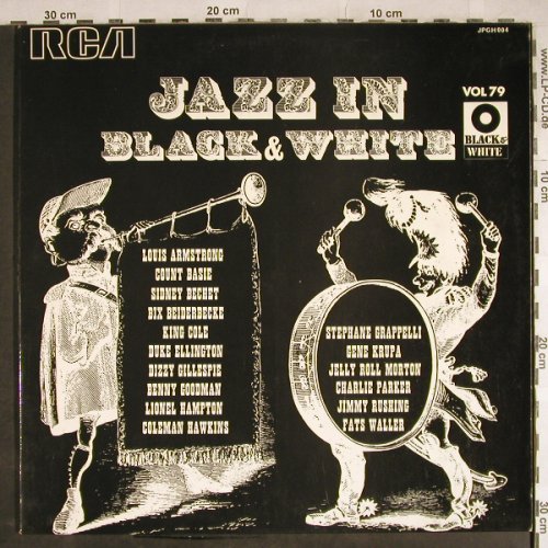V.A.Jazz In Black and White Vol. 79: Armstrong...Stephane Grappelli, Foc, RCA(JPGH004), F, 1973 - LP - H8297 - 6,00 Euro