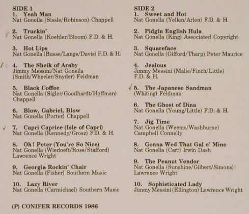 Gonella,Nat and his Georgians: Naturally Gonella,rec.1935, m-/vg+, Conifer Happy Days(CHD 129), UK, 1986 - LP - H9171 - 7,50 Euro