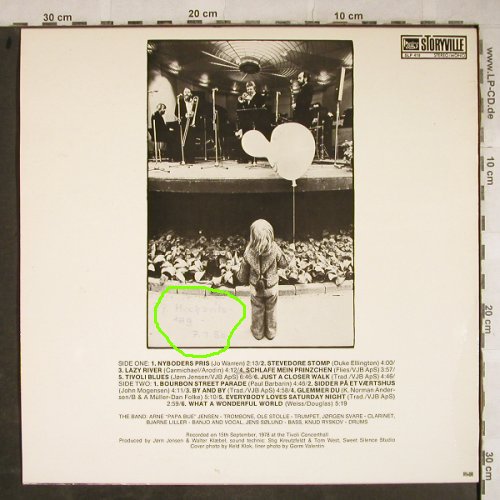 Papa Bue's Viking Jazzban: Live in Tivoli, woc, Storyville(SLP 418), , 1979 - LP - H9184 - 5,00 Euro