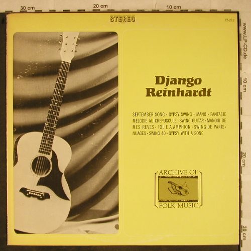 Reinhardt,Django: Archive Of Folk Music, Everest(FS-212), US,  - LP - H9524 - 6,00 Euro