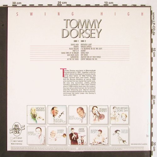 Dorsey,Tommy: Swing High, Astan (20127), D,Ri Typ: LP Best.-Nr.: V2164 Preis: 6,00 Euro