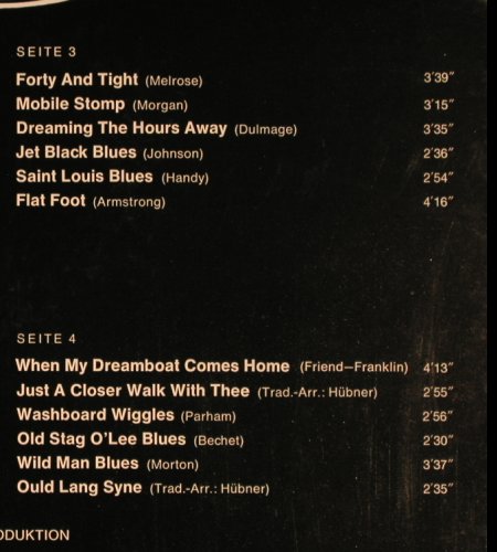 Hübner,Abbi & Lowdown Wizards: City Jazz, Foc, Telefunken (6.28079 DP), D, 1974 Typ: 2LP Best.-Nr.: V2279 Preis: 9,00 Euro