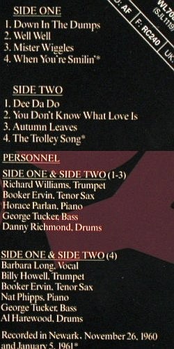 Ervin,Booker: Down in the Dumps (1960/61), Savoy(WL70826), D, Ri, co, 1986 - LP - V3311 - 12,50 Euro
