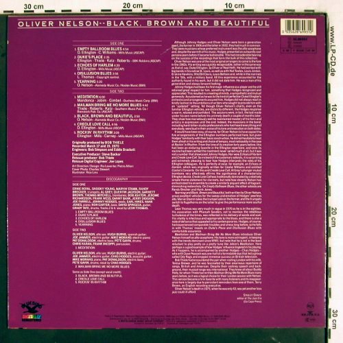 Nelson,Oliver: Black,Brown And Beautiful (1970), Bluebird/RCA(NL86993), D,like new, 1989 - LP - V3336 - 12,50 Euro