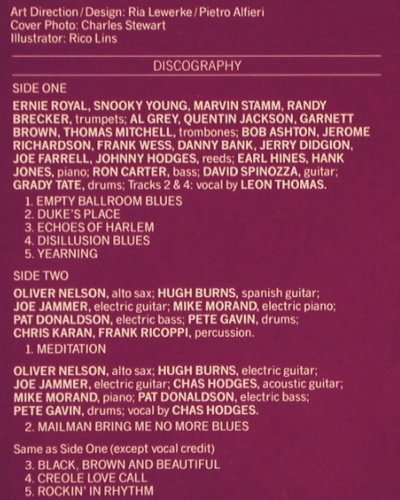 Nelson,Oliver: Black,Brown And Beautiful (1970), Bluebird/RCA(NL86993), D,like new, 1989 - LP - V3336 - 12,50 Euro