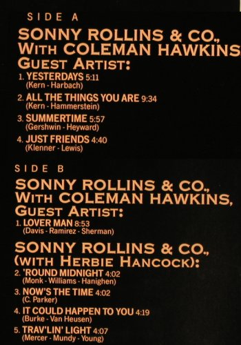 Rollins,Sonny: All the Things you are(1963-1964), Bluebird (NL82179), D, Ri, 1990 Typ: LP Best.-Nr.: V3342 Preis: 15,00 Euro