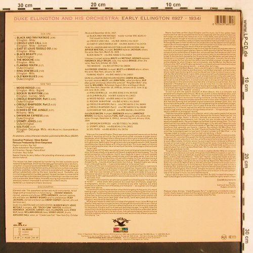 Ellington,Duke & His Orchestra: Early Elligton (1927-1934), Bluebird(NL86852), D, 1989 - LP - V3350 - 15,00 Euro