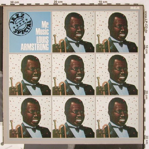 Armstrong,Louis: Mr.Music-Jazz Special (1964-1966), RCA,Musterplatte (NL 45333), D, 1983 Typ: LP Best.-Nr.: V3352 Preis: 9,00 Euro