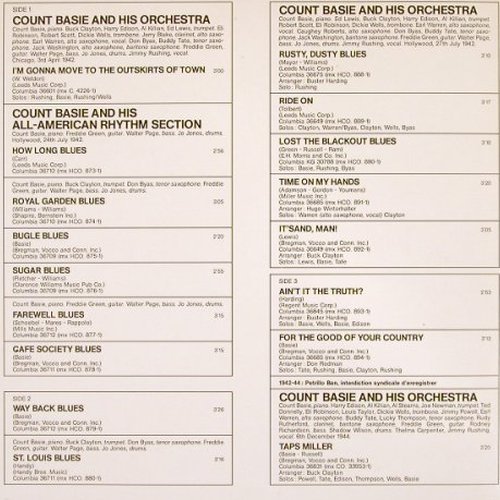 Basie,Count: Avenue C, Vol.V - 1942,1944/1946, CBS (CBS 88674), NL, Foc, 1986 Typ: 2LP Best.-Nr.: V3365 Preis: 15,00 Euro