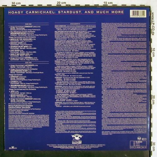 Carmichael,Hoagy: Stardust and much more (like new), Bluebird(NL88333), D, 1989 - LP - V3448 - 14,00 Euro