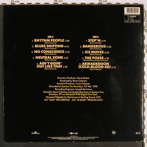 Coleman,Steve & 5 Elements: Rhythm People, Novus/RCA(PL83092), D, 1990 - LP - V3485 - 9,00 Euro