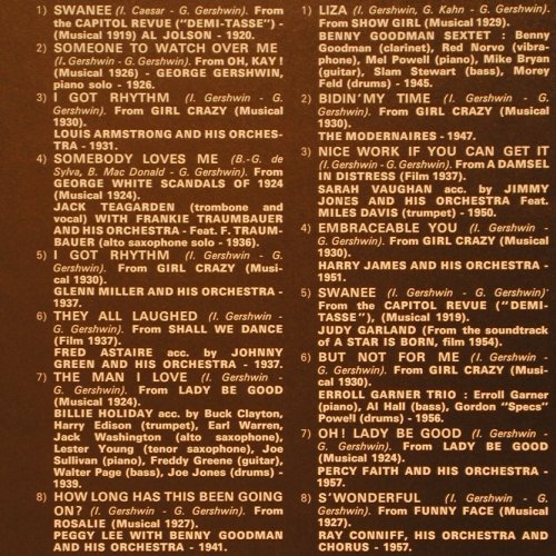 Gershwin,George: Anthology (1974), Box, CBS(CBS 66369), F, 1981 - 3LP - V3646 - 15,00 Euro