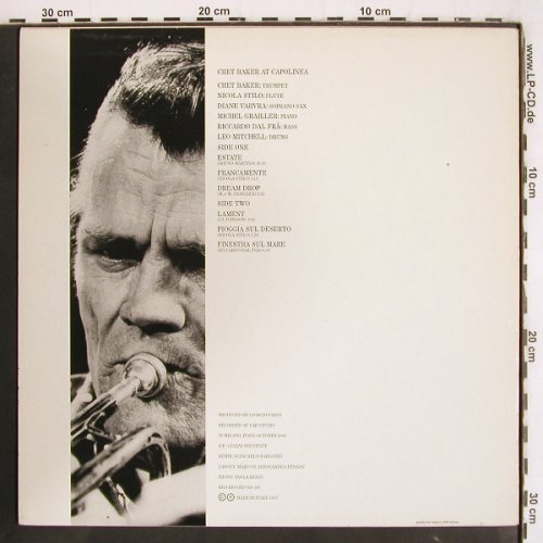 Baker,Chet: At Capolinea, rec.Milano Okt.1983, Red Records (NS 206), I, 1987 Typ: LP Best.-Nr.: V3650 Preis: 30,00 Euro