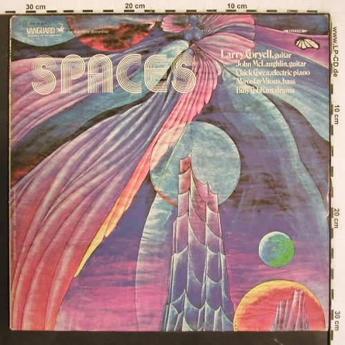 Coryell/McLaughlin/Corea/Vitous/Cob: Spaces, Vanguard (C 056-95 967), D, 1974 Typ: LP Best.-Nr.: V3652 Preis: 12,50 Euro