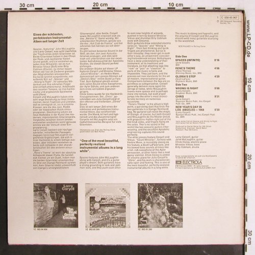 Coryell/McLaughlin/Corea/Vitous/Cob: Spaces, Vanguard (C 056-95 967), D, 1974 Typ: LP Best.-Nr.: V3652 Preis: 12,50 Euro