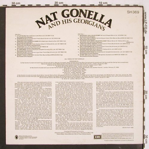Gonella,Nat and his Georgians: Georgia on my Mind (1935-41), World Records(SH 369), UK, 1980 - LP - V3681 - 9,00 Euro