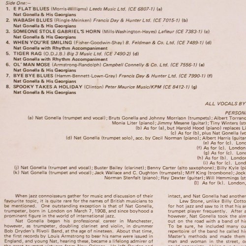 Gonella,Nat and his Georgians: Georgia on my Mind (1935-41), World Records(SH 369), UK, 1980 - LP - V3681 - 9,00 Euro