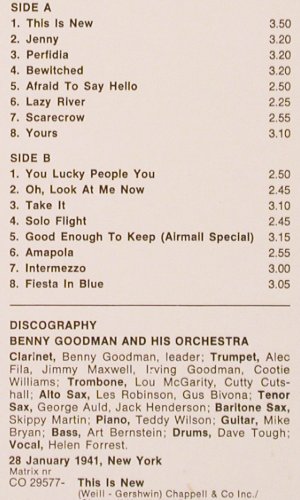 Goodman,Benny: The Alternate B.G. Vol.IV, m-/vg+, Phontastic(NOST 7615), S, 1980 - LP - V3705 - 9,00 Euro