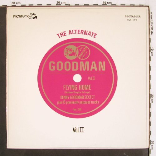 Goodman,Benny: The Alternate B.G. Vol.II, m-/vg+, Phontastic(NOST 7610), S, 1980 - LP - V3707 - 9,00 Euro