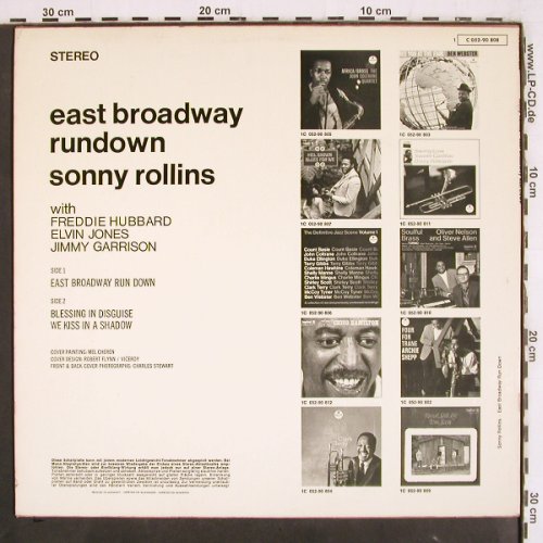 Rollins,Sonny: East Broadway run down, EMI Columbia/Impulse (C 052-90 808), D, 1969 Typ: LP Best.-Nr.: V3736 Preis: 35,00 Euro