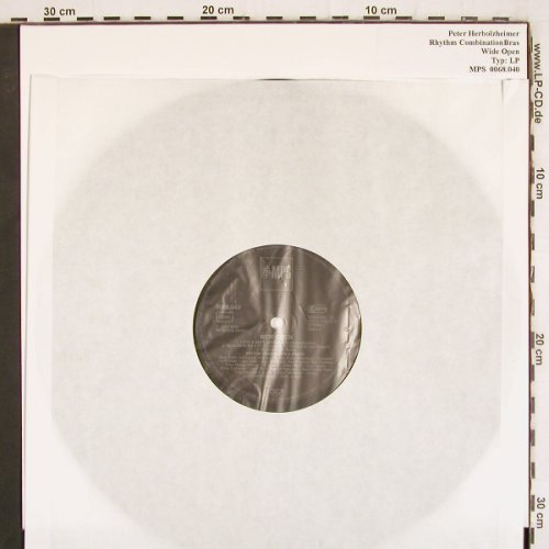Herbolzheimer-RhythmCombinationBras: Wide Open, No Cover, mint, MPS (0068.040), D, 1974 Typ: LP Best.-Nr.: V3778 Preis: 20,00 Euro