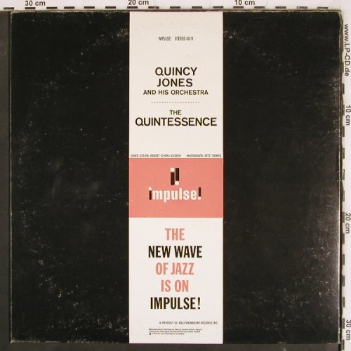 Jones,Quincy and his Orchestra: The Quintessence, Foc,rem. m-/vg+, Impulse / MCA (AS-11), D/US, Ri Typ: LP Best.-Nr.: V3781 Preis: 15,00 Euro