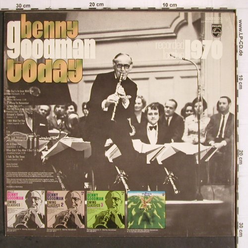 Goodman,Benny:&nbsp;Today (Recorded London 1970), Philips (6308 023), D Typ:&nbsp;LP Best.-Nr.:&nbsp;V383 Preis:&nbsp; 6,00 Euro