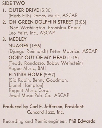 Byrd,Charlie/Barney Kessel/H.Ellis: Great Guitars (like new), Concord(CJ-23), US, 1976 - LP - V3891 - 12,50 Euro