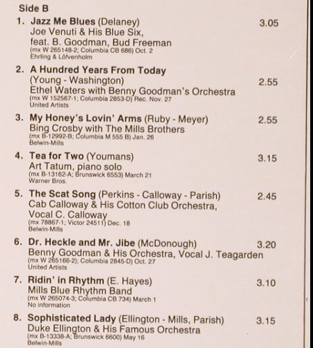 V.A.Stormy Weather 1933: Duke Ellington, B.Crosby, Venuti..., Phontastic (NOST 7647), S, 1983 Typ: LP Best.-Nr.: V3894 Preis: 9,00 Euro
