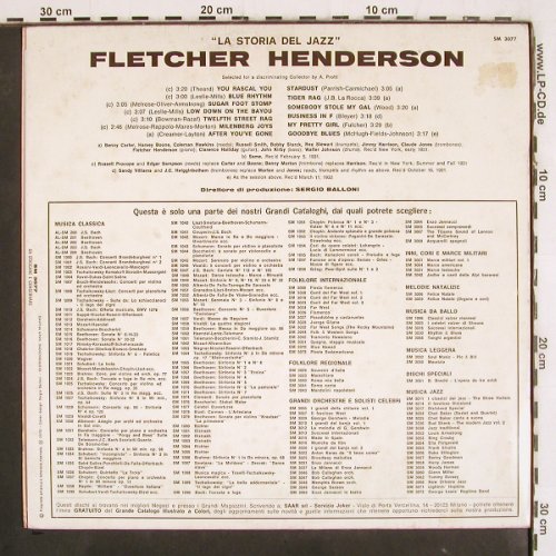 Henderson,Fletcher & Connie's Inn: History Of Jazz, m-/vg+, Joker (SM 3077), I, 1971 Typ: LP Best.-Nr.: V3922 Preis: 6,00 Euro