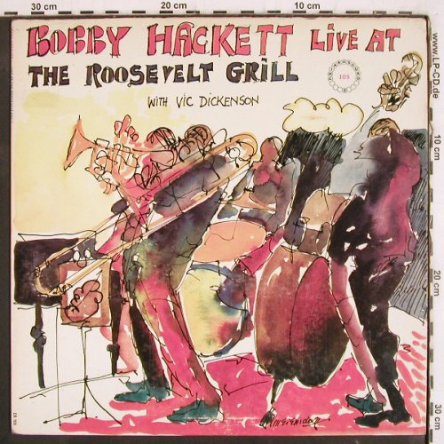 Hackett,Bobby: Live at the Roosevelt Grill Vol.1, Chiaroscuro Records(CR 105), US, m /vg+,  - LP - V4005 - 12,50 Euro