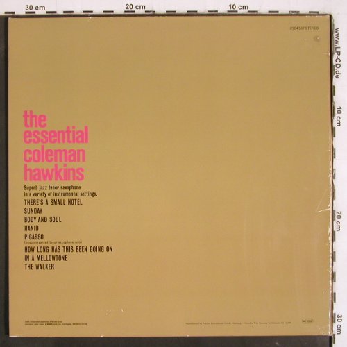 Hawkins,Coleman: The Essential, Foc, m /vg+, Verve(2304 537), D,  - LP - V4054 - 10,00 Euro