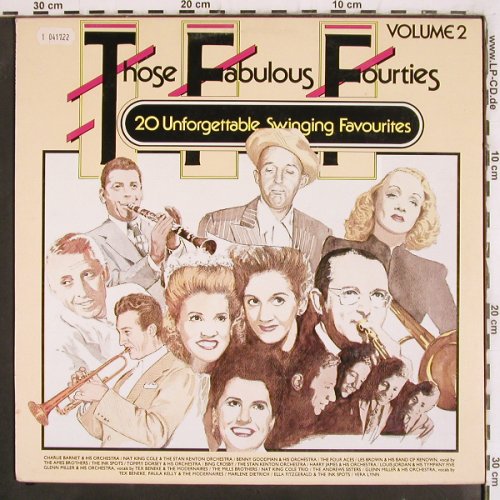 V.A.Those Fabulous Fourties: 20 Unforgetable Swinging Favorites, Scana(27 007), D,  - LP - V4064 - 9,00 Euro