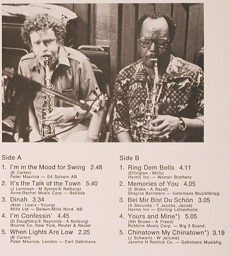 Wilber,Bob and American Allstars: In the Mood for Swing,f. L.Erstrand, Phontastic(PHONT 7526), S, 1980 - LP - V4235 - 11,50 Euro