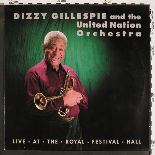 Gillespie,D. & United Nation Orch.: Live At The Royal Festival Hall'89, Enja(6044-1), D, vg+/m-, 1990 - LP - V4252 - 9,00 Euro