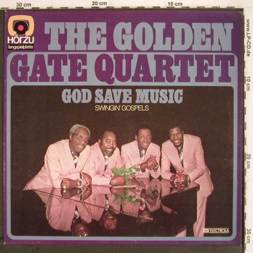 Golden Gate Quartet:&nbsp;God Save Music, HörZu (SHZE 415), D, 1974 Typ:&nbsp;LP Best.-Nr.:&nbsp;V467 Preis:&nbsp; 6,00 Euro