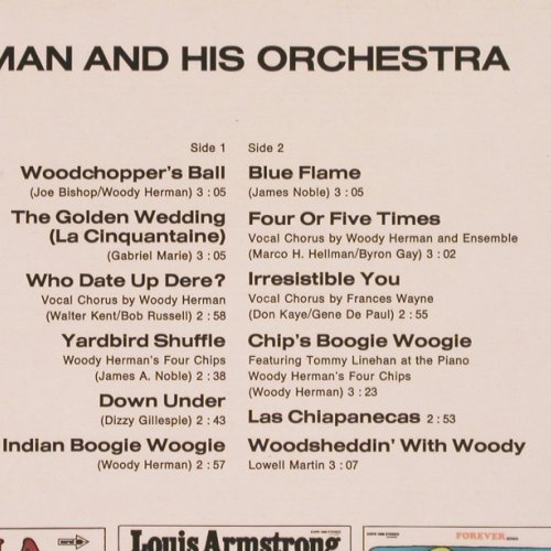 Herman,Woody & his Orchestra:&nbsp;Woody's Golden Favorites, Coral (COPS 1503), D Typ:&nbsp;LP Best.-Nr.:&nbsp;V497 Preis:&nbsp; 7,50 Euro