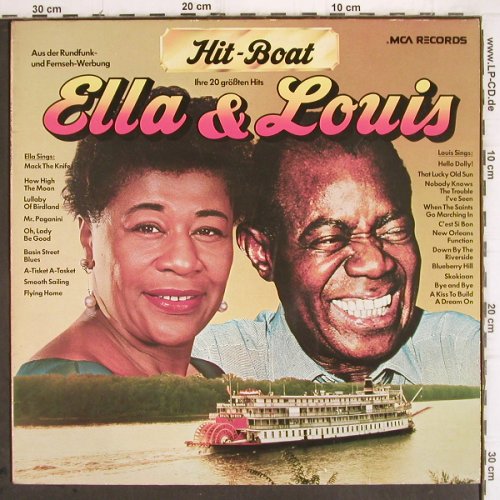 Fitzgerald,Ella & Louis Armstrong:&nbsp;Hit-Boat, MCA (0062 133), D Typ:&nbsp;LP Best.-Nr.:&nbsp;V511 Preis:&nbsp; 9,00 Euro