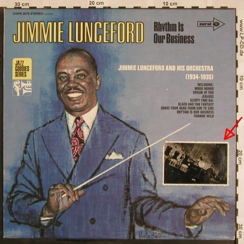 Lunceford,Jimmie: Rhythm Is Our Business,1934-35, Coral(COPS 2878), D.stoc,  - LP - X1072 - 7,50 Euro
