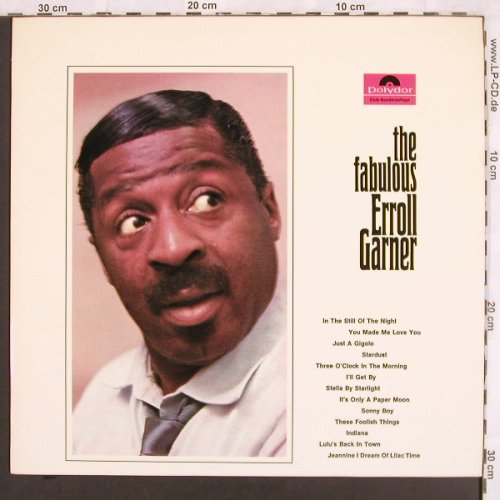 Garner,Erroll: The Fabulous, Club-Sonderauflage, Polydor(76 295), D, 1966 - LP - X3103 - 9,00 Euro