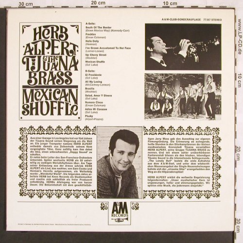 Alpert,Herb & Tijuana Brass: Mexican Shuffle, Club-Sonderaufage, AM(77 357), D, 1967 - LP - X3106 - 9,00 Euro