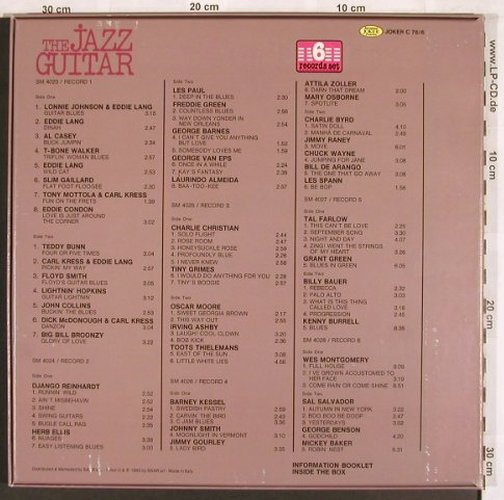 V.A.The Jazz Guitar: 74 Tr., Box, Joker(C 76/6), I, 1983 - 6LP - X3246 - 25,00 Euro