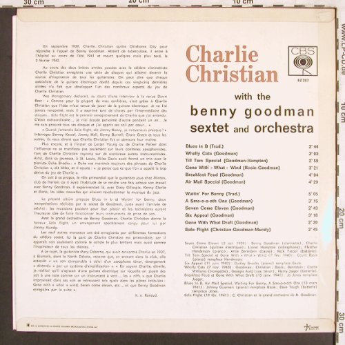 Christian,Charlie: with the Benny Goodman Sextet&Orch., CBS(62 387), F,  - LP - X3254 - 7,50 Euro