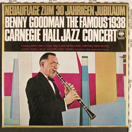Goodman,Benny: The Famous 1938 Carnegie Hall Conc., CBS, Foc(62 340/341), D, woc,  - 2LP - X3748 - 5,00 Euro