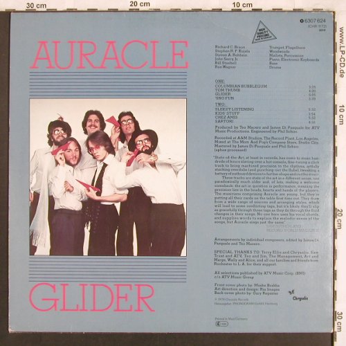 Auracle: Glider, vg+/m-, Chrysalis(6307 624), D, 1978 - LP - X3836 - 5,00 Euro