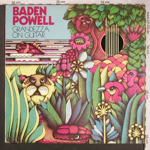 Powell,Baden: Grandezza On Guitar, VG+/m-, CBS(80 141), NL, 1974 - LP - X4590 - 9,00 Euro