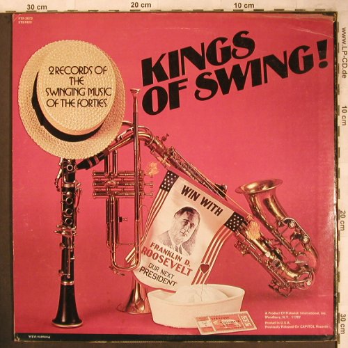 V.A.Kings of Swing: Benny Goodman...Duke Ellington, Pickwick(PTP-2072), UK,  - 2LP - X4675 - 7,50 Euro