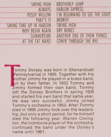 Dorsey,Tommy: Swing High, Astan(20127), D,Ri,  - LP - X4745 - 5,00 Euro